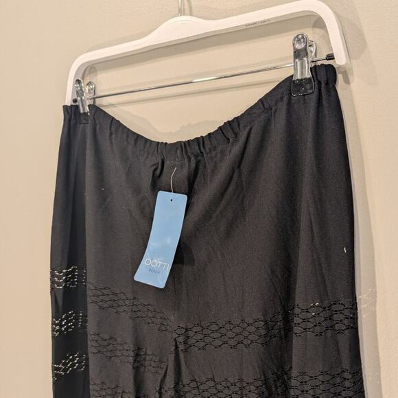 Dotti Pants Cover-Up ResortWear SwimWear Beach Pool Costal Lounge Chic - Size M - Picture 4 of 6